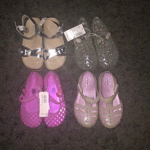 Girls sandals- all included